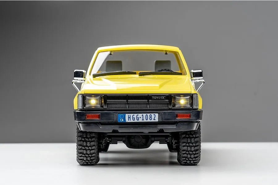 FMS 1983 Toyota Hilux RC Rock Crawler Electric 4WD 1/18 Scale RTR - Yellow image 83744