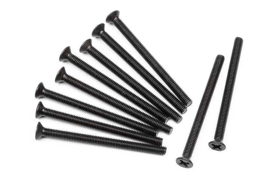 HPI 3x40mm Fine Thread Countersunk Head Screws 10Pcs image 8382