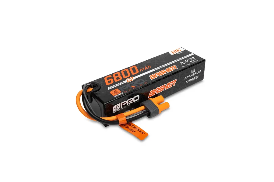 Spektrum G2 Pro Basher 11.1V 6800mAh 120C Hard Case LiPo Battery image 83848