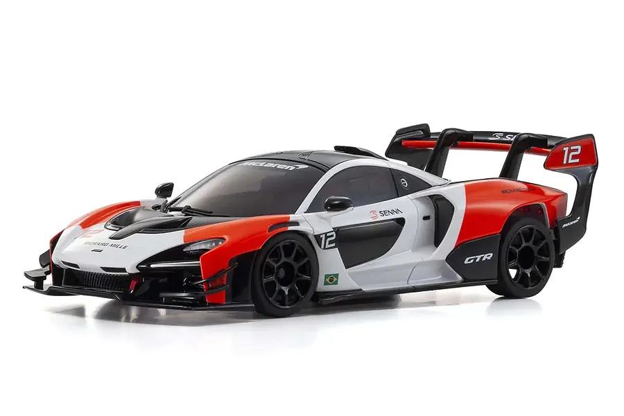Kyosho Mini-Z McLaren Senna GTR RWD Electric RTR On Road RC Car - White/Red image 83878