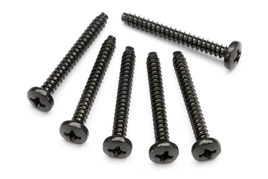 HPI 3x25mm Coarse Thread Binder Head Screws 6Pcs image 8389