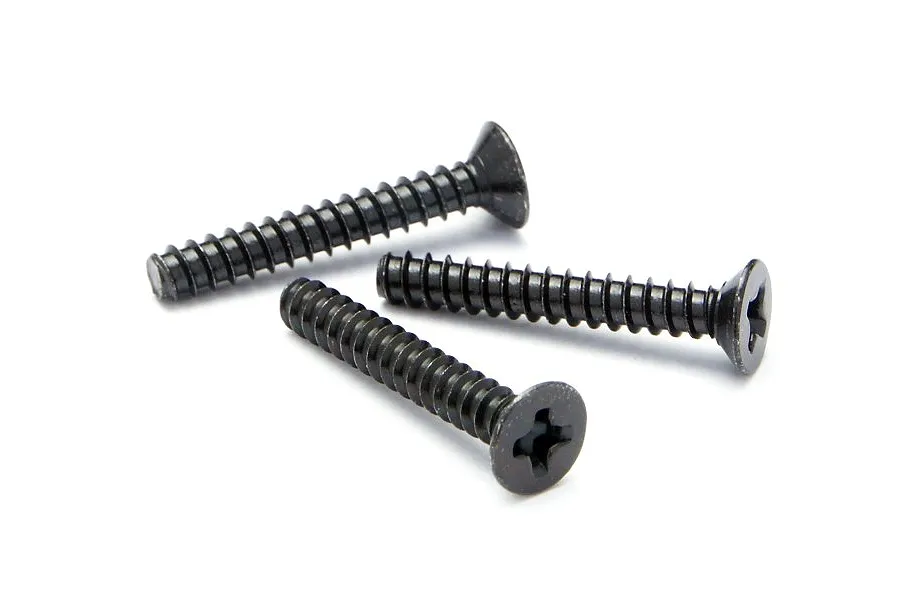 HPI 3x20mm Coarse Thread Countersunk Head Screws 10Pcs image 8390