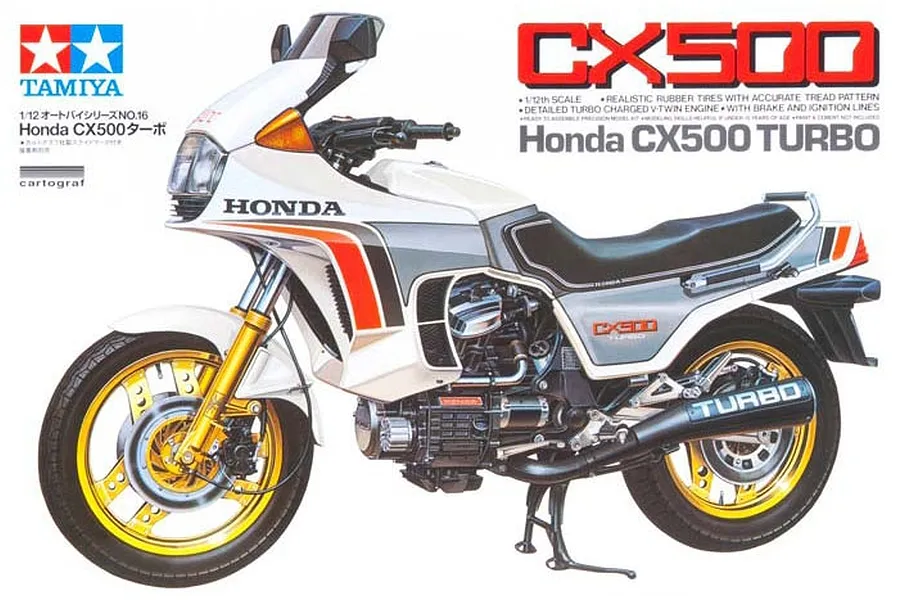 Tamiya 1/12 Honda CX500 Turbo Motorcycle Model Kit image 84048