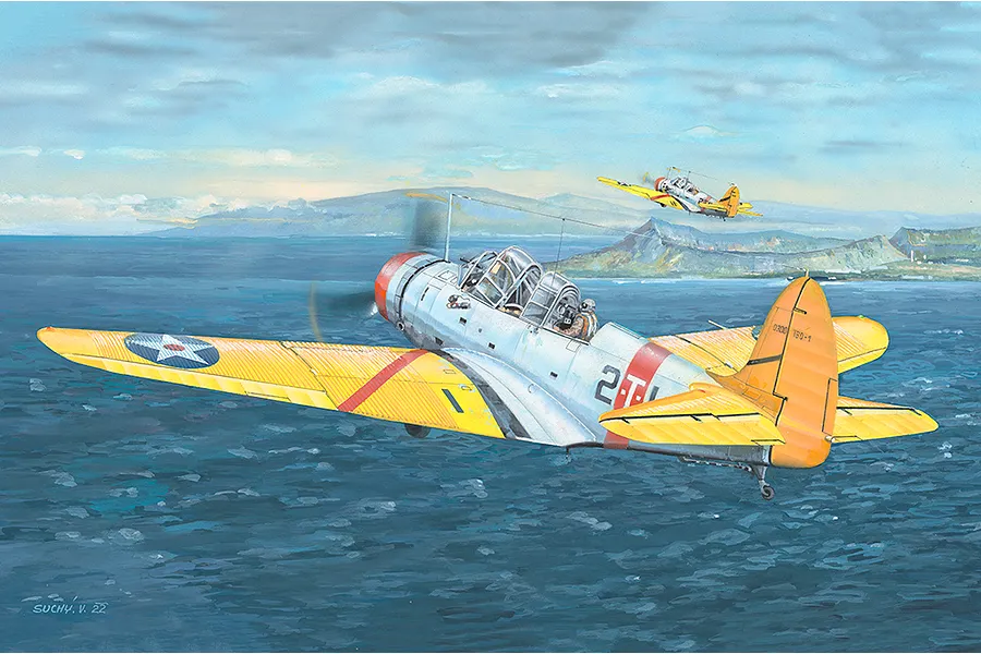 Trumpeter 1/32 Douglas TBD-1 Devastator Torpedo Attack Aircraft Model Kit image 84081