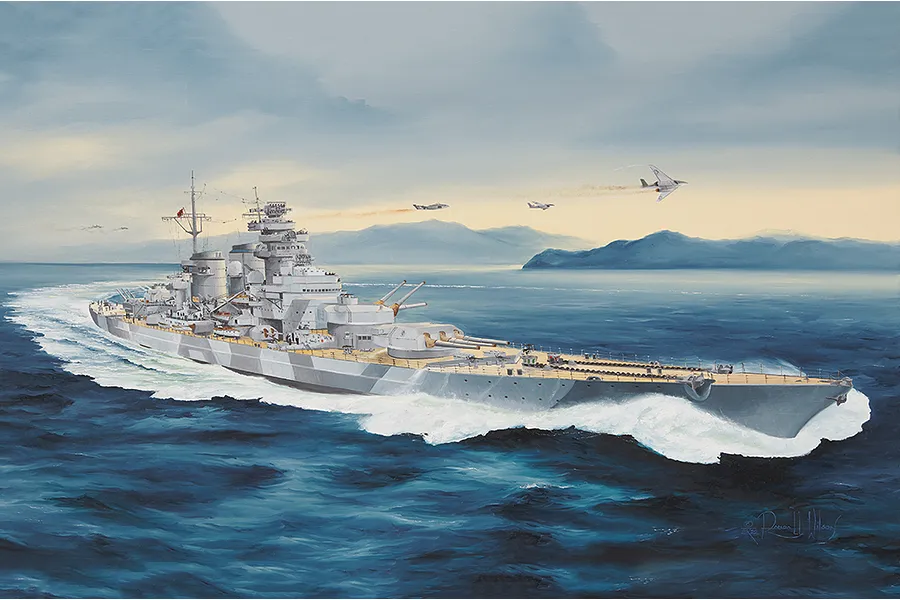 Trumpeter 1/350 DKM H Class Battleship Scaled Plastic Model Kit image 84088