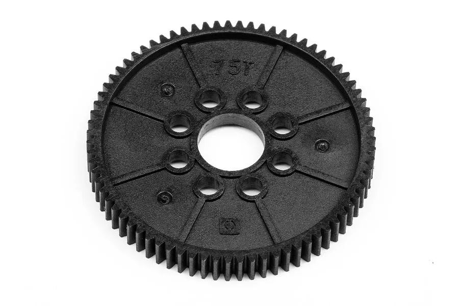HPI RS4 Sport 3 75T 48dp/0.5Mod Spur Gear image 8421