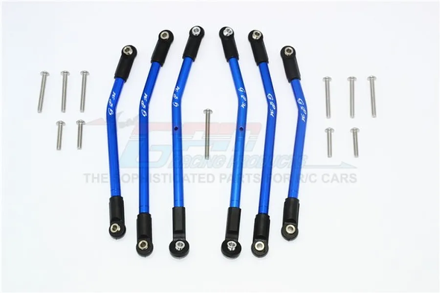 GPM Blue Aluminium Adjustable Suspension Links 6Pcs image 84226