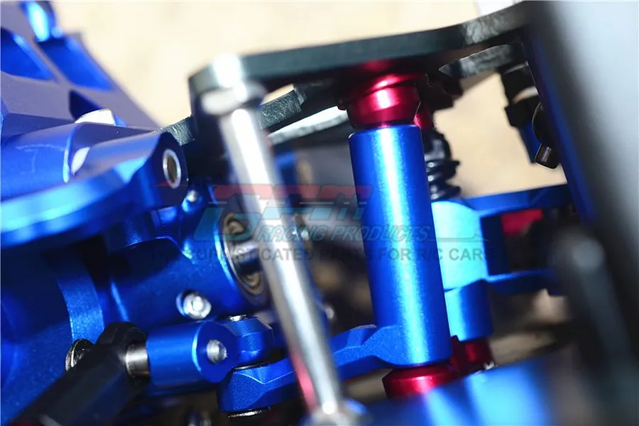 GPM Black Aluminium Steering Assembly Mount 2Pcs image 2