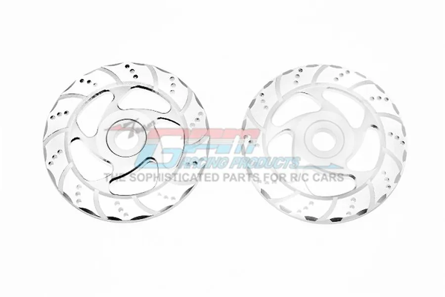 GPM Silver Aluminium Brake Discs 2Pcs image 84241