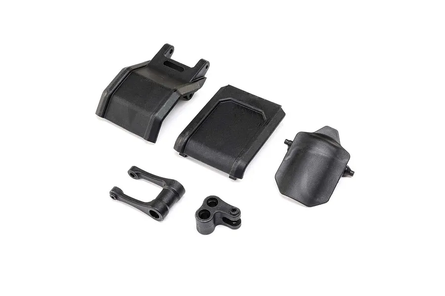 Losi Pull Rod,Knuckle &amp;amp; Skid Plate Set image 84341