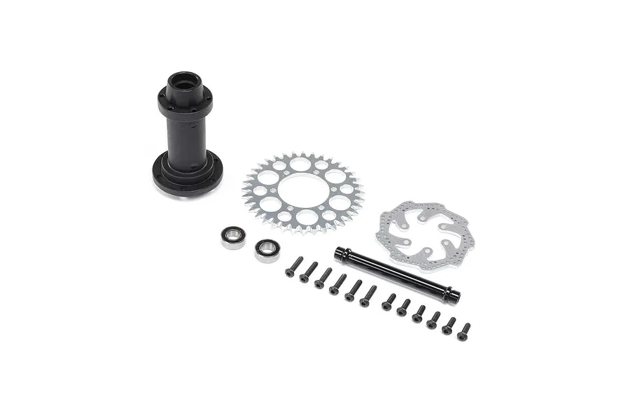 Losi Complete Rear Hub Assembly image 84367