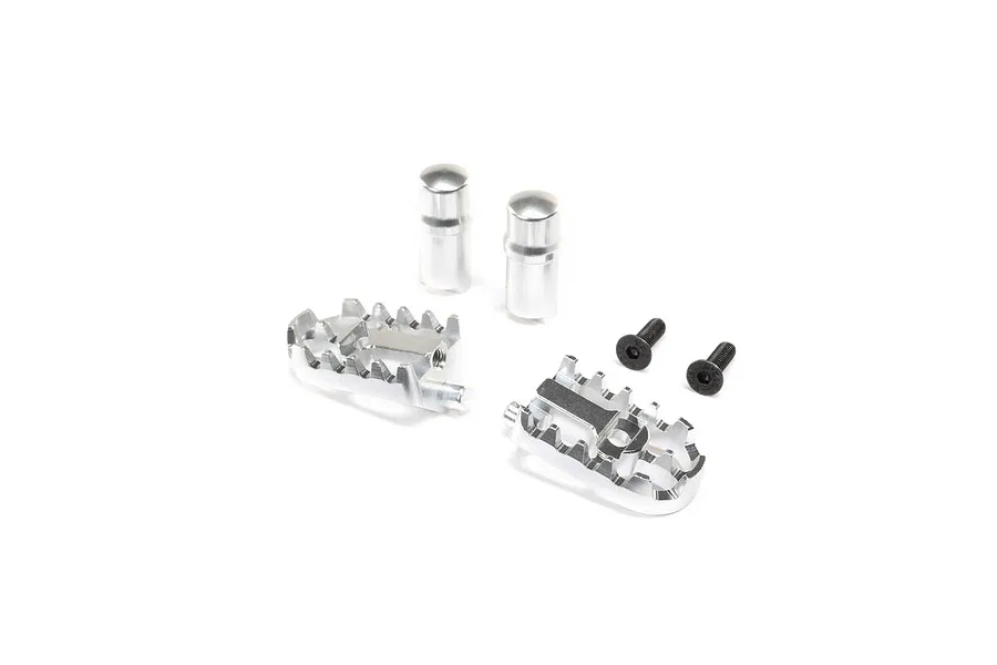 Losi Silver Aluminium Foot Pegs image 84404