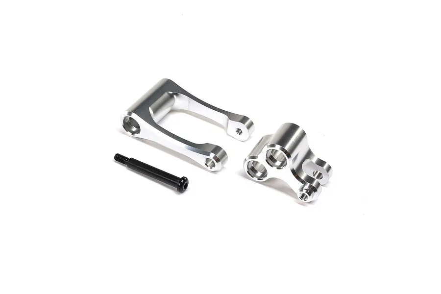 Losi Silver Aluminium Knuckle &amp;amp; Pull Rod image 84414