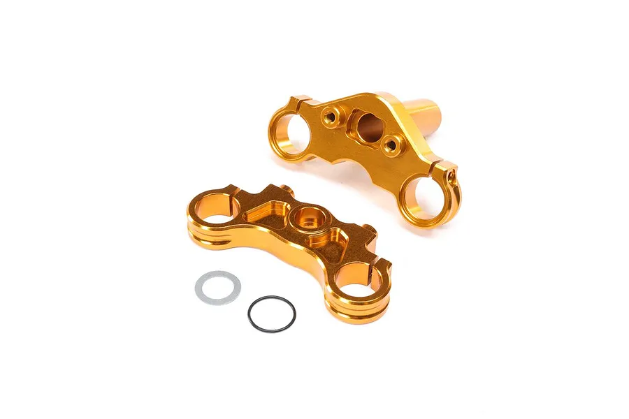 Losi Gold Aluminium Triple Clamp Set image 84416