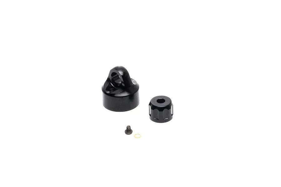Losi Black Aluminium Shock Cap Set image 84422