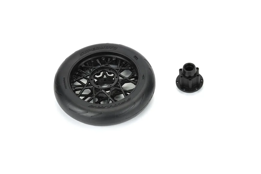 Pro-Line 3.9&amp;quot; Supermoto S3 Front Motorcycle Wheel image 84434