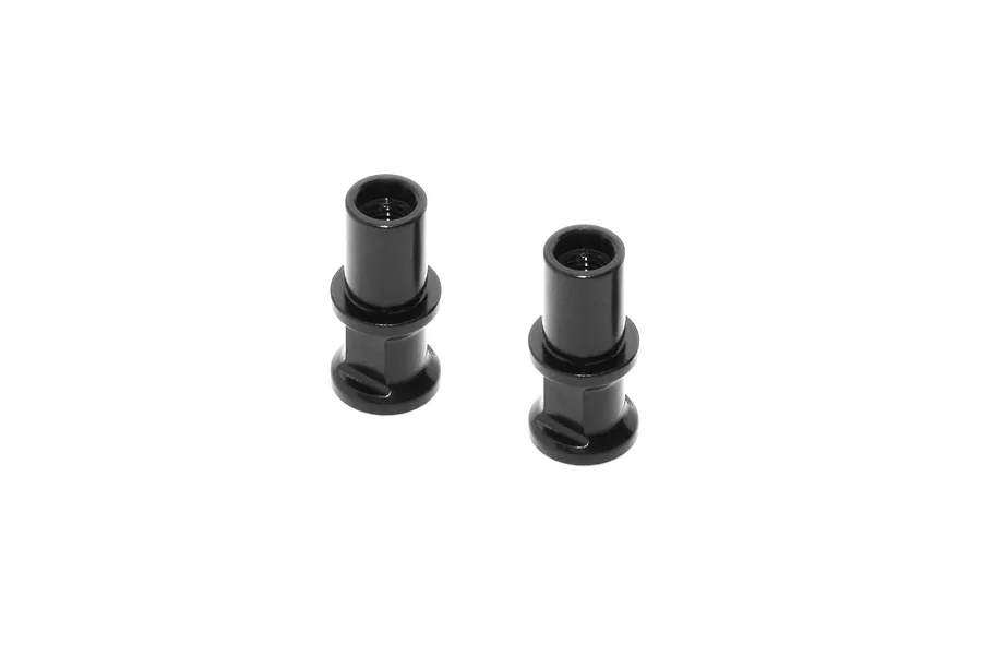 XRAY Black Aluminium Steering Post For Dual Servo Saver image 84481