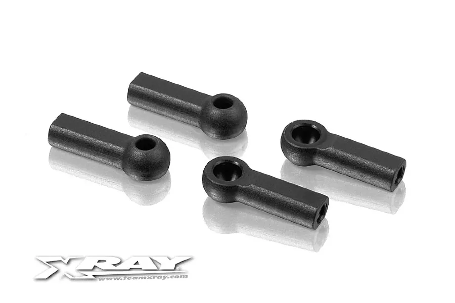 XRAY 4.9mm Composite Ball Joint Closed W/ Hole 4Pcs image 84549
