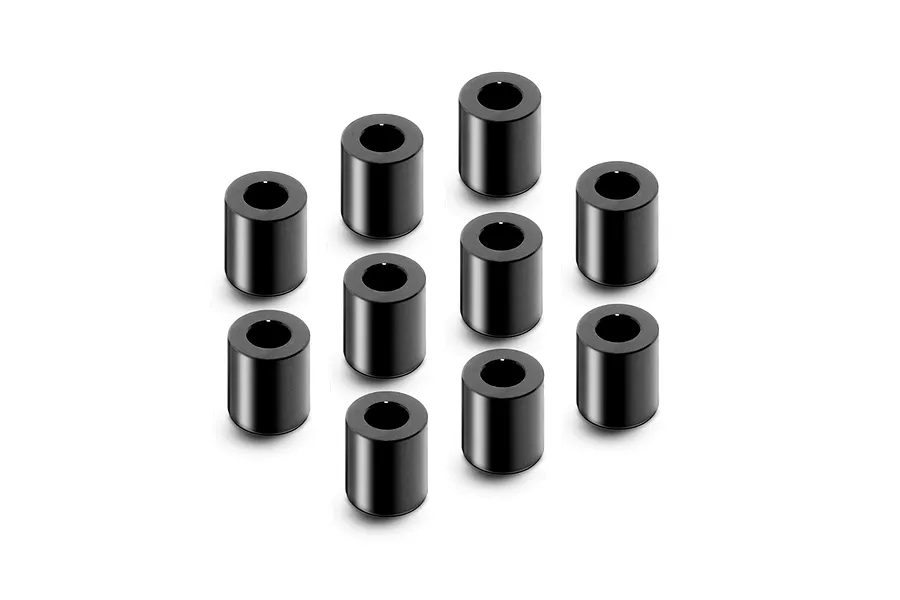 XRAY Black Aluminium 3x6x7.0mm Shims 10Pcs image 84550