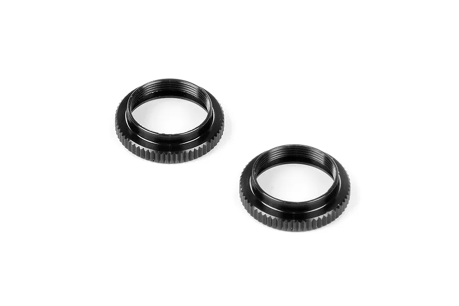 XRAY Black Aluminium Adjustable Shock Nut 2Pcs image 84553
