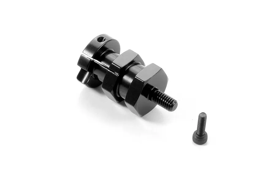 XRAY Black Aluminium Left Rear Wheel Hub image 84608