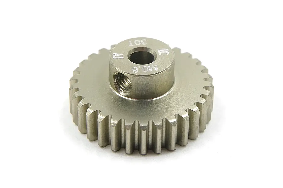 Yeah Racing Hard Coated Aluminium 30T 0.6Mod Pinion Gear image 84660