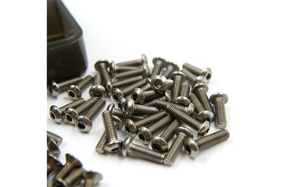 Yeah Racing Titanium Screw Kit w/ Case image 84696