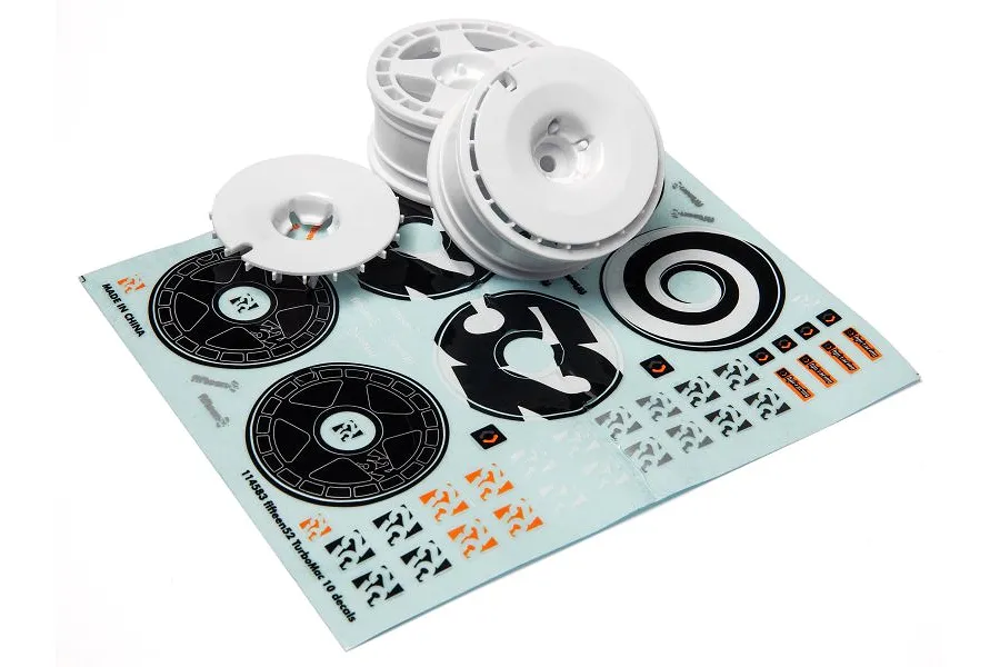 HPI 1.9&amp;quot; Fifteen52 Turbomac White Rims 2Pcs image 8471