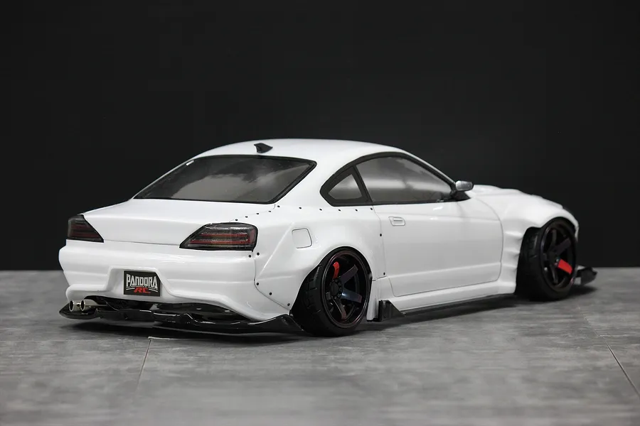 Pandora RC 1/10 Nissan Silvia S15 BLS Bn Sports Unpainted Body Shell - Clear image 2