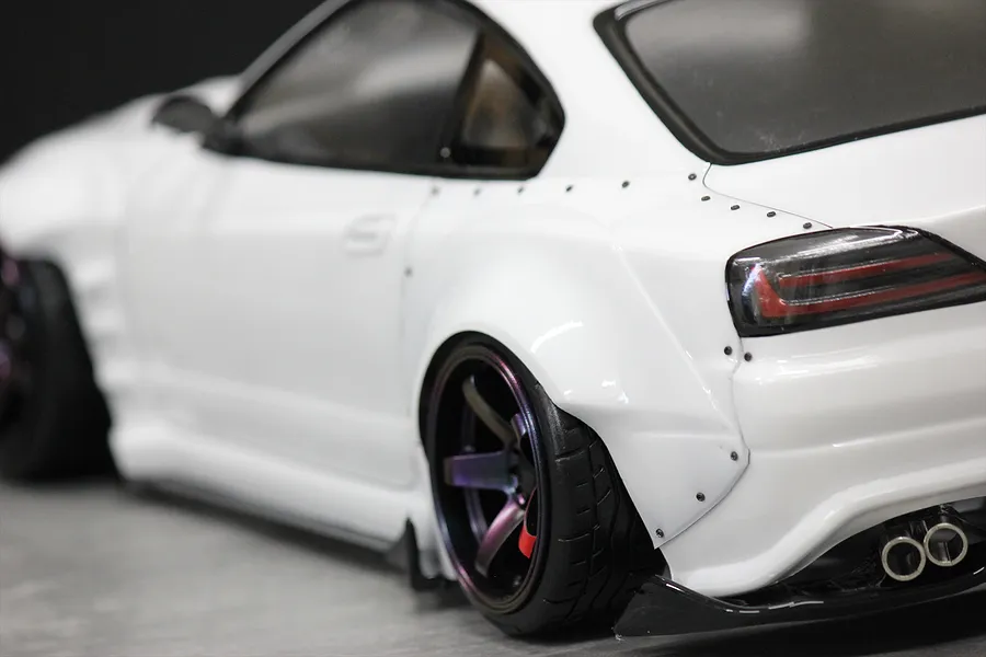 Pandora RC 1/10 Nissan Silvia S15 BLS Bn Sports Unpainted Body Shell - Clear image 4