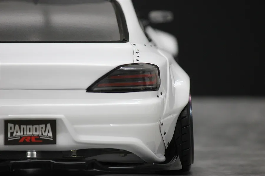 Pandora RC 1/10 Nissan Silvia S15 BLS Bn Sports Unpainted Body Shell - Clear image 7