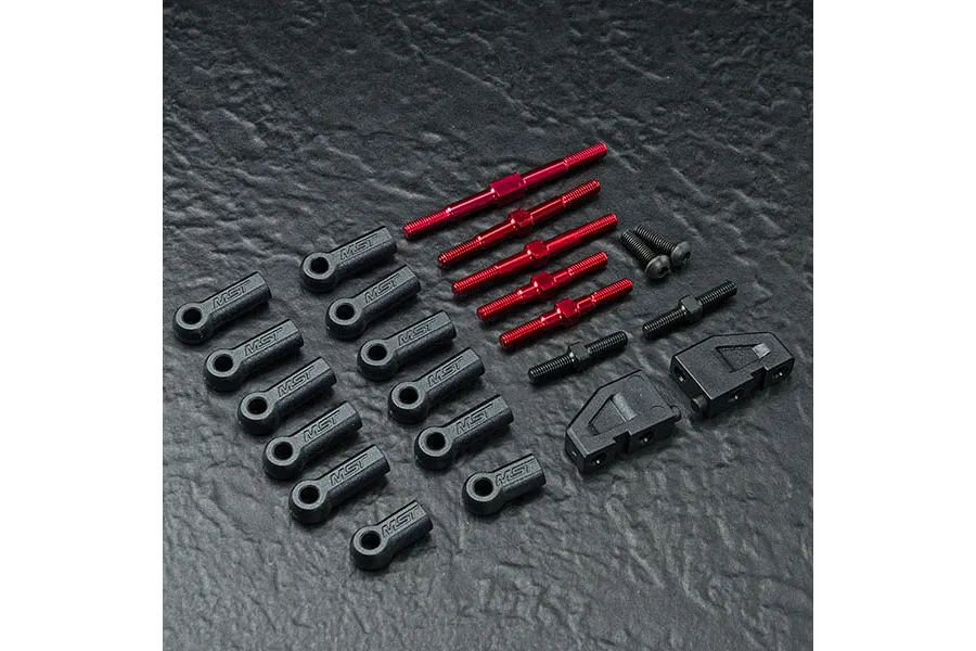 MST Red Aluminium Turnbuckle Set image 84753
