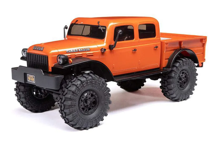 Axial SCX24 Dodge Power Wagon RC Rock Crawler Electric 4WD 1/24 Scale RTR - Orange image 84762