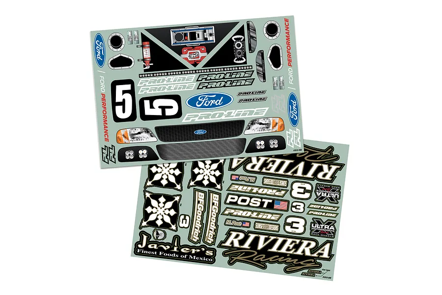 Pro-Line 1/7 1997 &amp;quot;Riveria Edition&amp;quot; Ford F-150 Painted Body Shell - Black image 84972