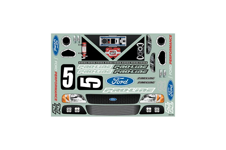 Pro-Line 1/7 1997 Ford F-150 Unpainted Body Shell - Clear image 84979