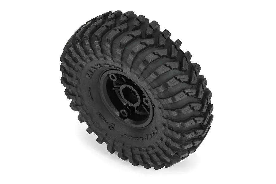 Pro-Line 1.0&amp;quot; Maxxis Trepador on Black Holcomb - Beadlocked Wheels 4Pcs image 85048