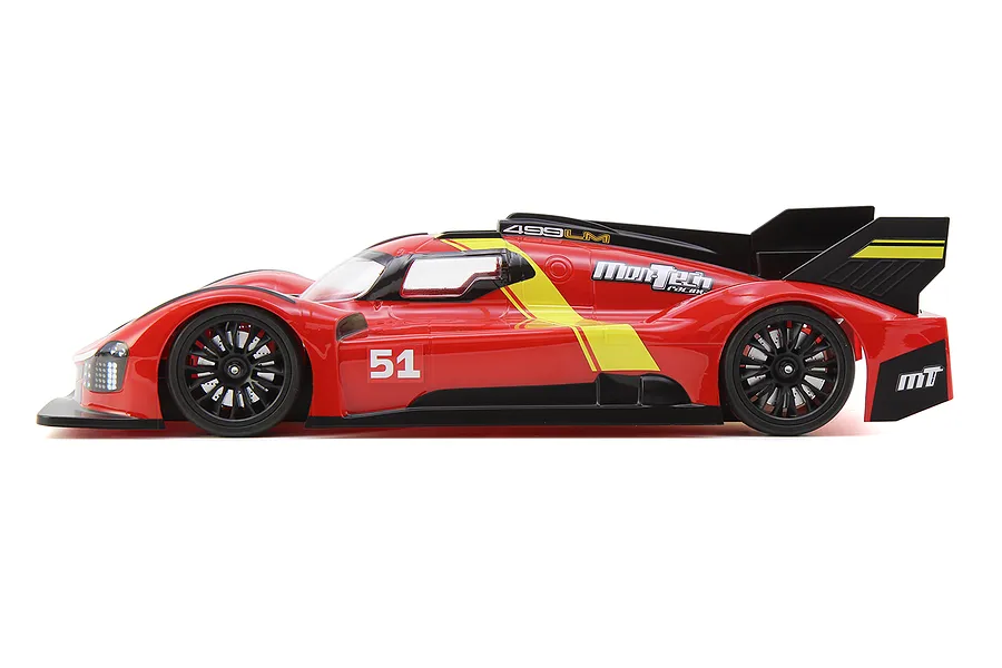 MonTech 1/10 190mm 499LM GT Unpainted Body Shell w/ Decal Sheet - Clear image 85112