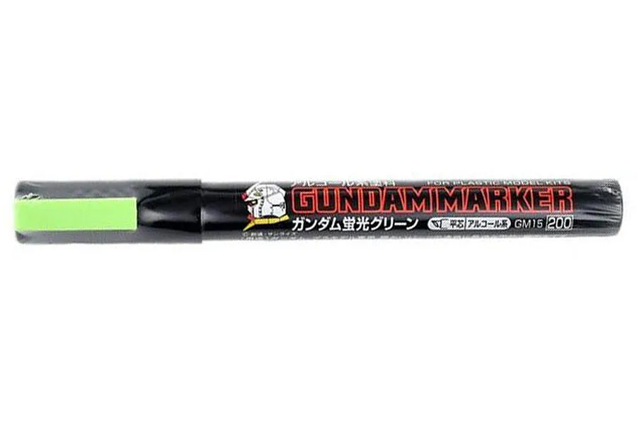 Mr Hobby Fluorescent Green Gundam Marker image 85163