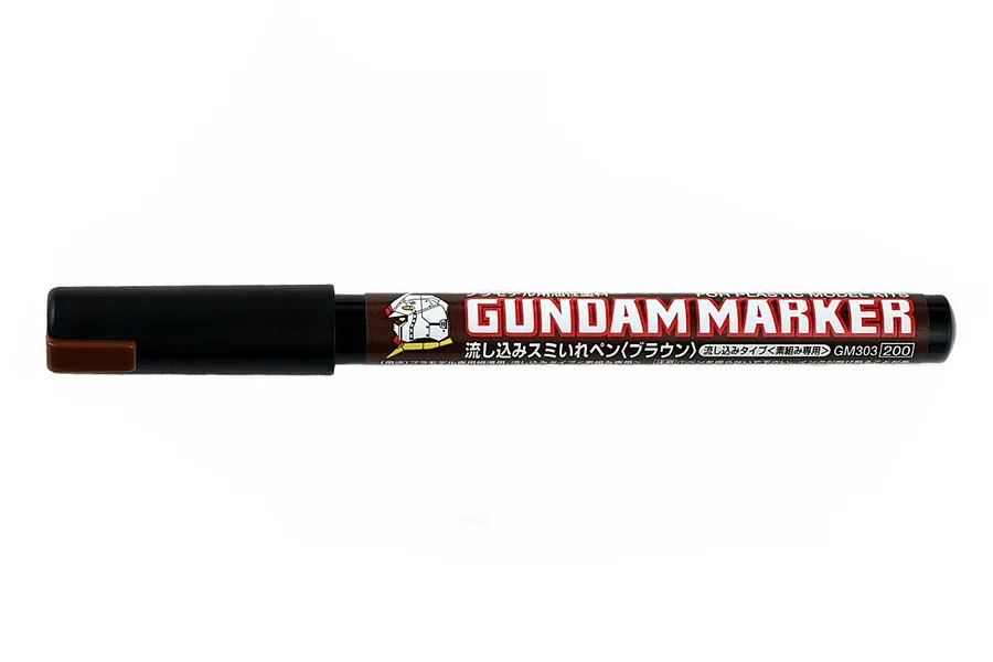 Mr Hobby Brown Ultra Fine Pour Type Gundam Marker image 85173