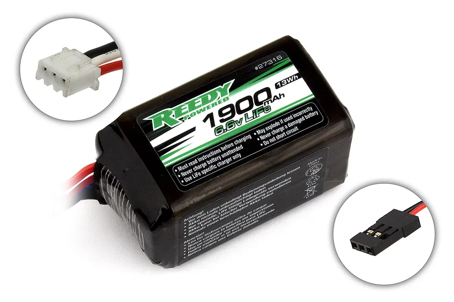 Reedy Power Pro 6.6V 1900mAh Rx LiFe Battery image 85364