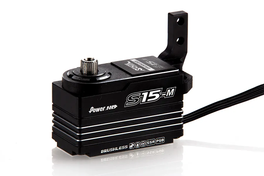 Power HD S15-M Storm Low Profile Brushless 16.5Kg 8.4V HV Brushless Metal Geared Servo image 85365