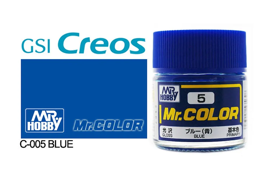 Mr Color Blue Gloss Acrylic Paint 10ml image 85370