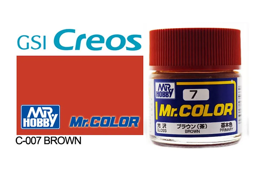 Mr Color Brown Gloss Acrylic Paint 10ml image 85372