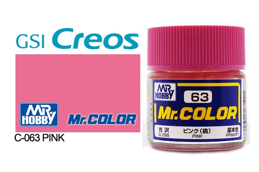 Mr Color Pink Gloss Acrylic Paint 10ml image 85426
