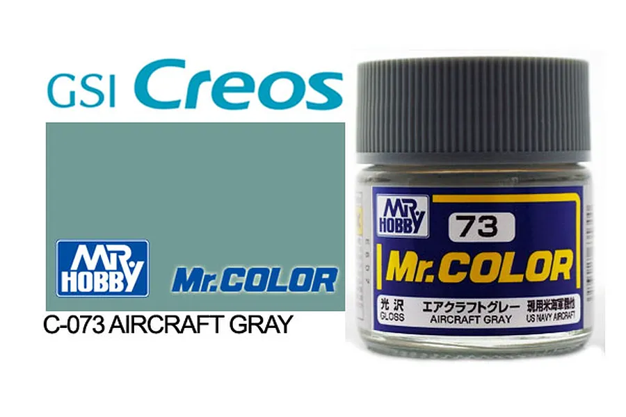 Mr Color Aircraft Grey Gloss Acrylic Paint 10ml image 85436