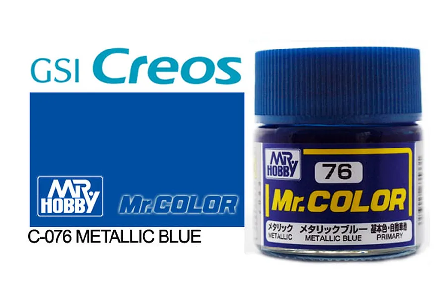 Mr Color Metallic Blue Acrylic Paint 10ml image 85439