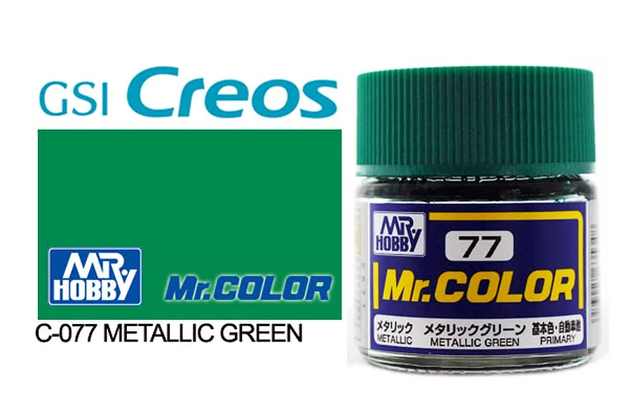 Mr Color Metallic Green Acrylic Paint 10ml image 85440