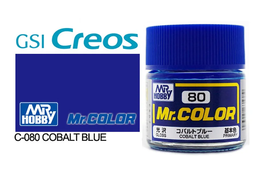 Mr Color Cobalt Blue Semi Gloss Acrylic Paint 10ml image 85443