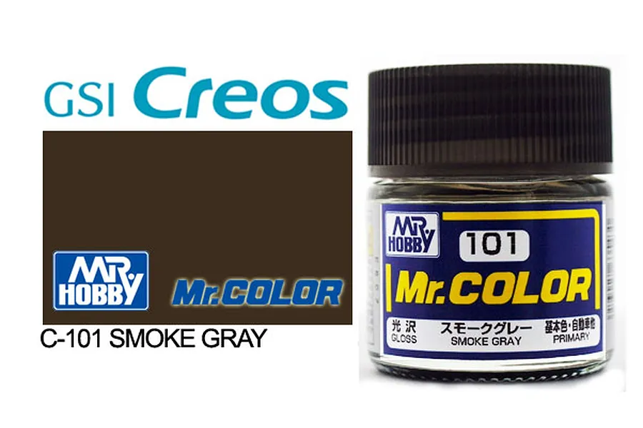 Mr Color Smoke Grey Gloss Acrylic Paint 10ml image 85449