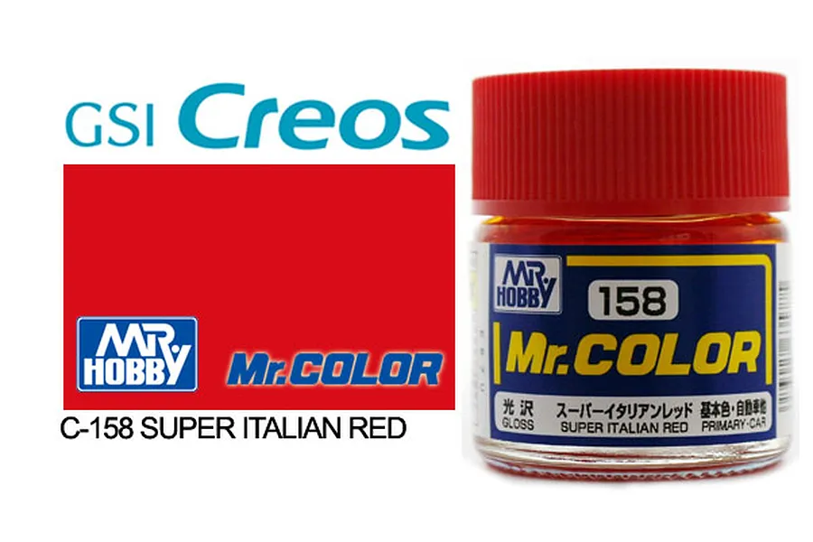 Mr Color Super Italian Red Gloss Acrylic Paint 10ml image 85483